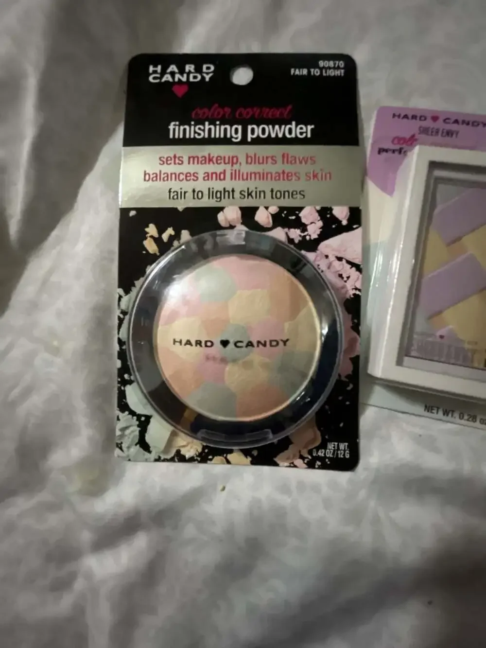 Hard Candy Sheer Envy Color Correct Finishing and Perfecting Powder 2-Piece Set